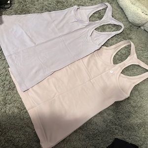 2 LULULEMON RAZOR BACK TANK TOPS